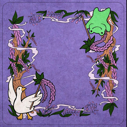 Wisteria Goose Mat